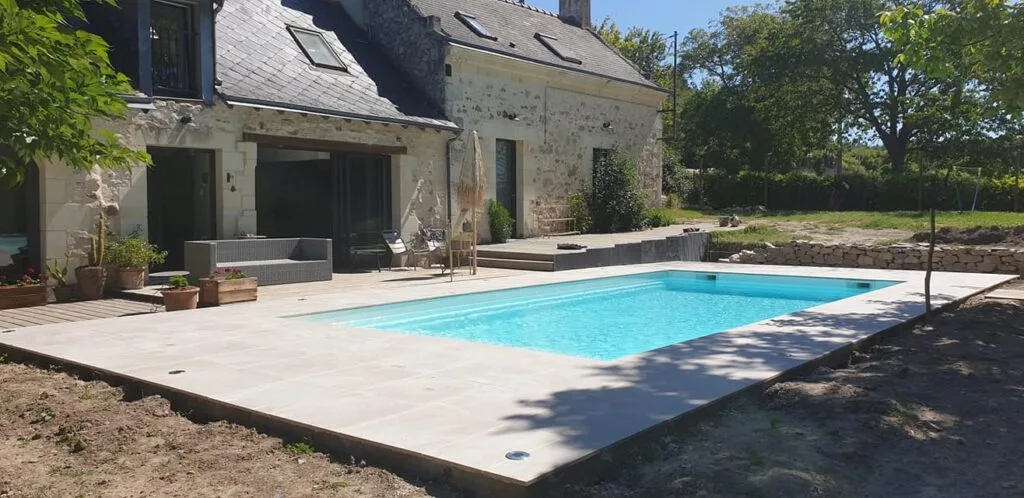 Terrasse et jardin aménagés par Paysage Cocooning